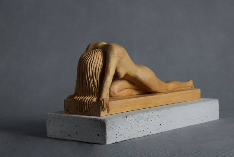 Original Realism Nude Sculpture by Lee Forester