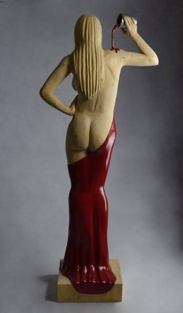 Original Figurative Nude Sculpture by Lee Forester