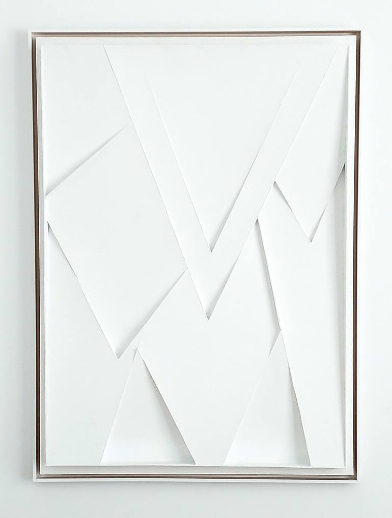 Original 3d Sculpture Geometric Painting by Lee Forester