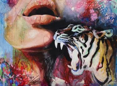 Original Abstract Animal Paintings by Roberta Foffo