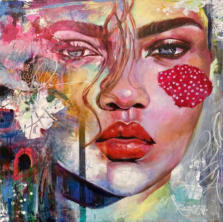 Here I rise again Painting by Roberta Foffo | Saatchi Art