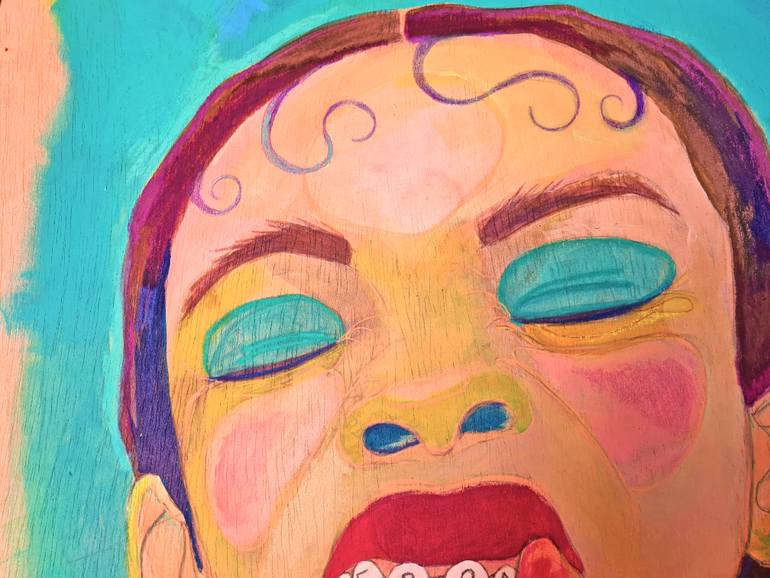 Original Illustration Women Painting by Rebeca Mayo