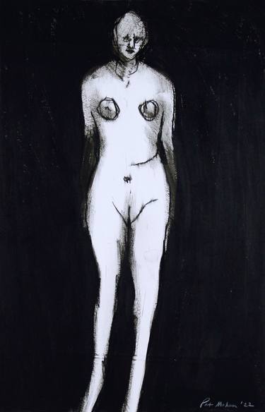 Original Figurative Nude Drawings by Patricia Mohan