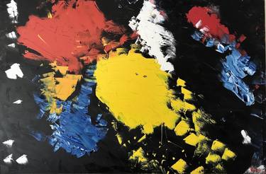 Original Abstract Paintings by Hugo Auler Jr