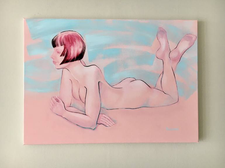 Original Figurative Nude Painting by Svetlana Rezvaya