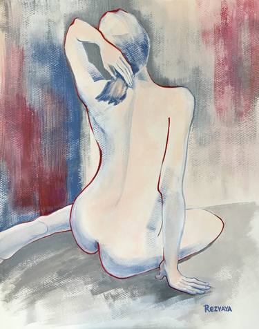 Original Figurative Nude Paintings by Svetlana Rezvaya