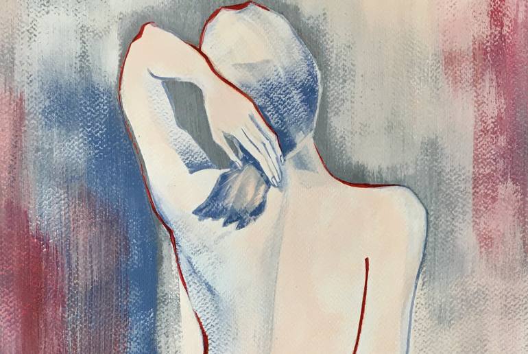 Original Contemporary Nude Painting by Svetlana Rezvaya