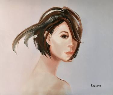 Original Figurative Portrait Paintings by Svetlana Rezvaya