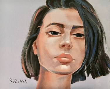 Original Figurative Portrait Paintings by Svetlana Rezvaya