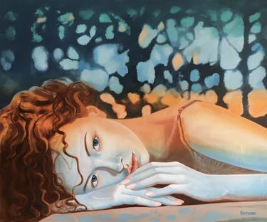 Original Figurative Women Paintings by Svetlana Rezvaya