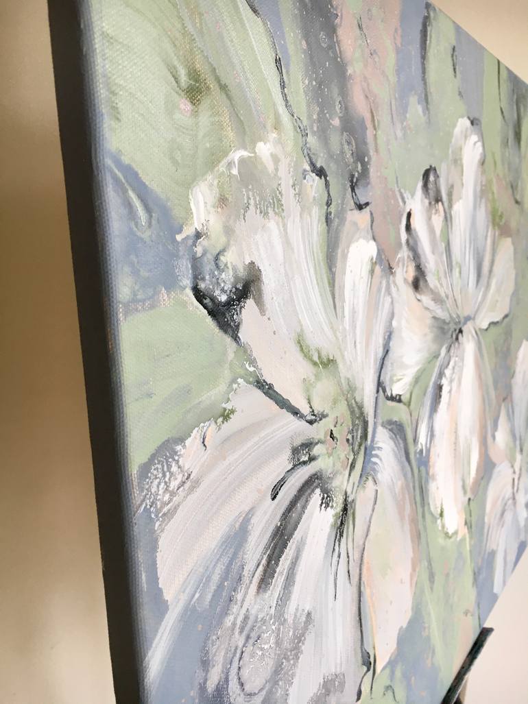 Original Figurative Floral Painting by Svetlana Rezvaya