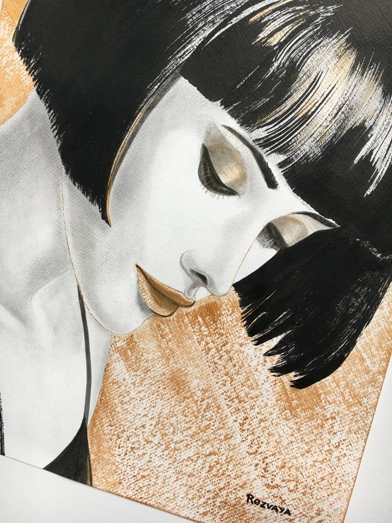 Original Contemporary Women Painting by Svetlana Rezvaya