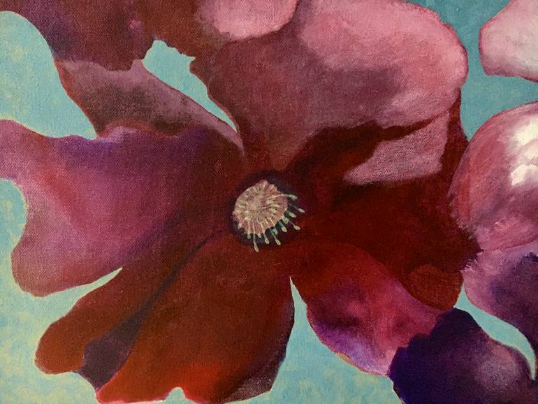 Original Contemporary Floral Painting by Svetlana Rezvaya