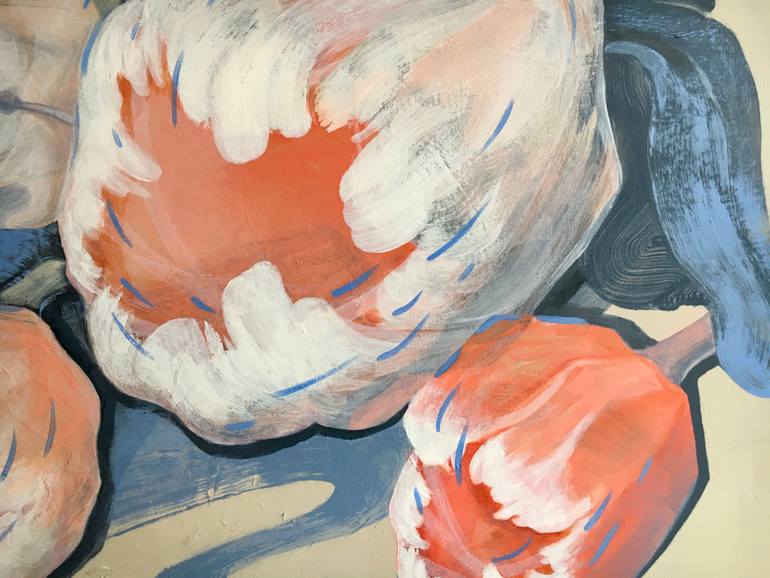 Original Contemporary Floral Painting by Svetlana Rezvaya