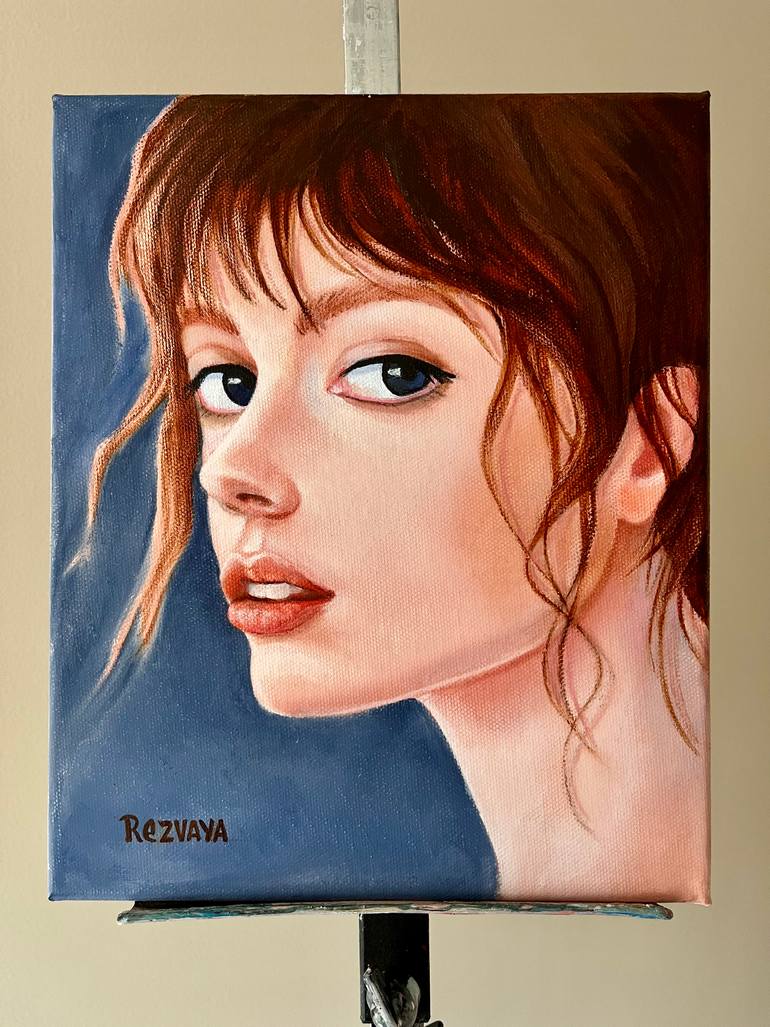 Original Figurative Women Painting by Svetlana Rezvaya