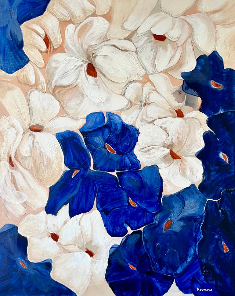 Thinking about all this Painting by Svetlana Rezvaya | Saatchi Art