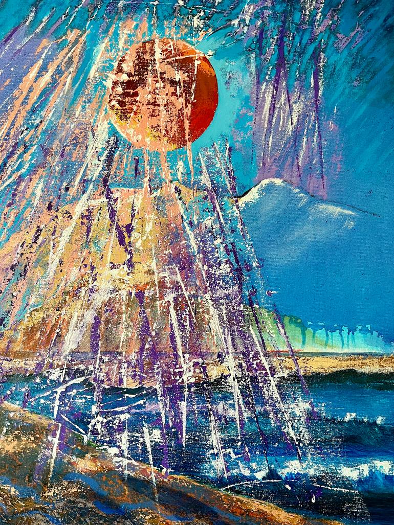 Original Abstract Expressionism Abstract Painting by Svetlana Rezvaya