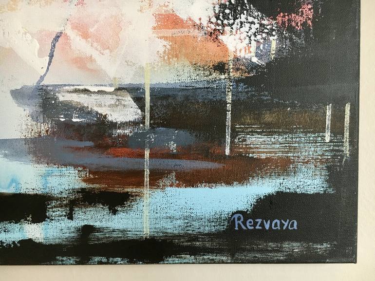 Original Expressionism Abstract Painting by Svetlana Rezvaya