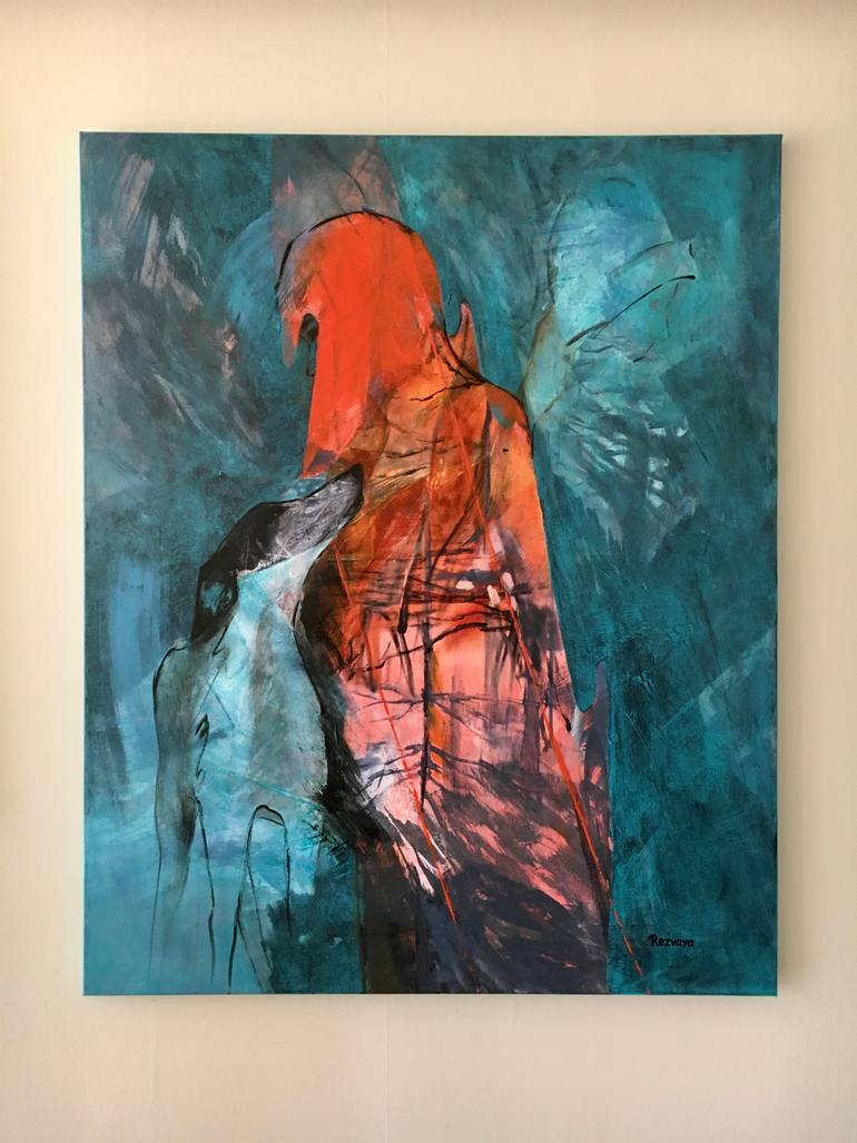 Original Figurative Women Painting by Svetlana Rezvaya