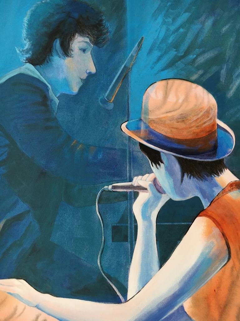 Original Figurative Music Painting by Svetlana Rezvaya