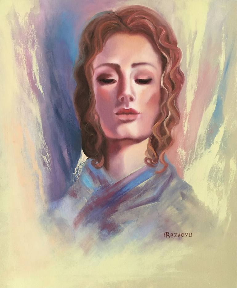Original Figurative Portrait Paintings by Svetlana Rezvaya
