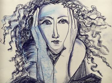 Print of Realism Women Drawings by Svetlana Rezvaya