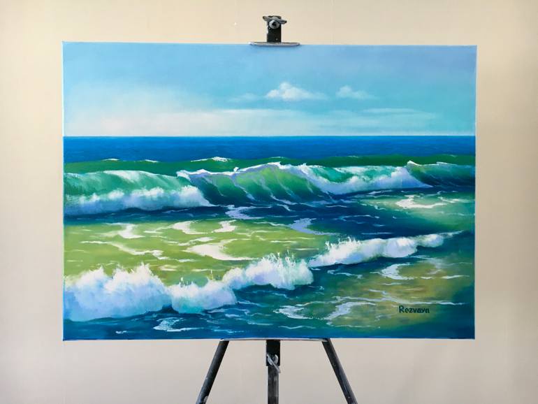 Original Figurative Landscape Painting by Svetlana Rezvaya