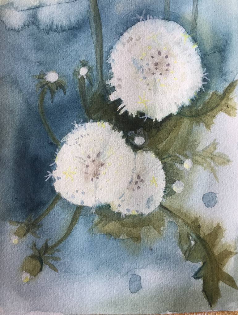 Original Botanic Painting by Nina Zemlynaya