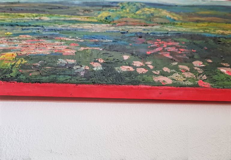 Original Impressionism Landscape Painting by Valentina Samus