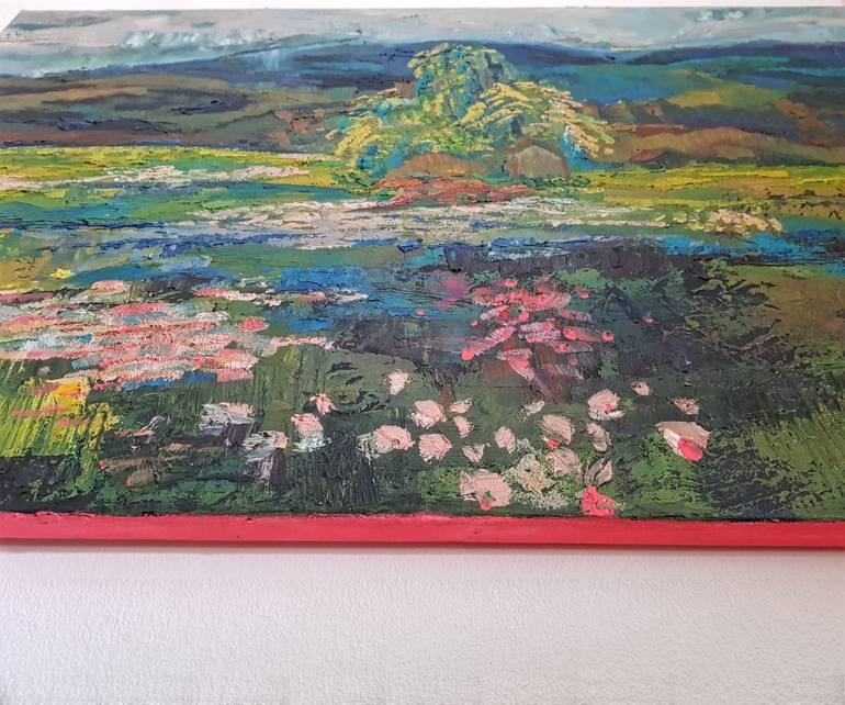 Original Impressionism Landscape Painting by Valentina Samus