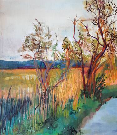 Original Fine Art Landscape Paintings by Valentina Samus