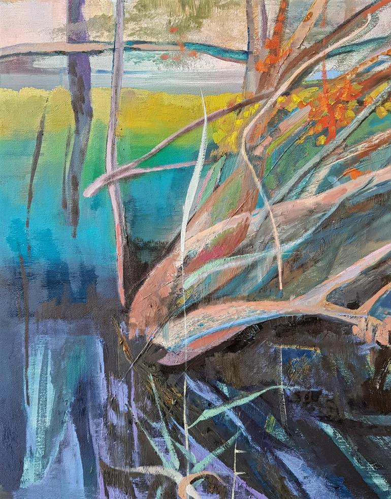 Original Fine Art Landscape Painting by Valentina Samus