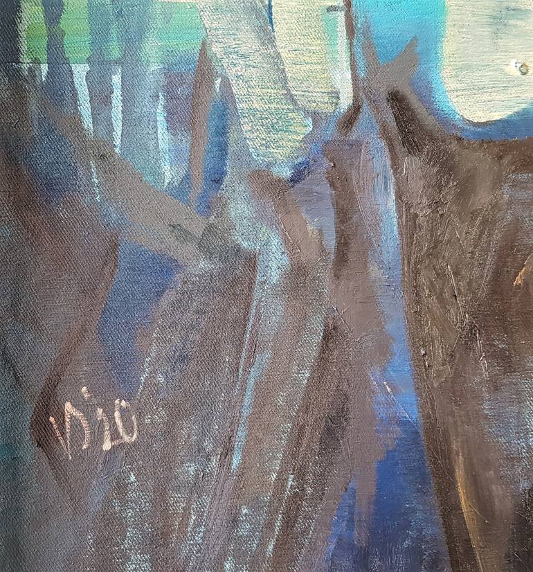 Original Fine Art Landscape Painting by Valentina Samus