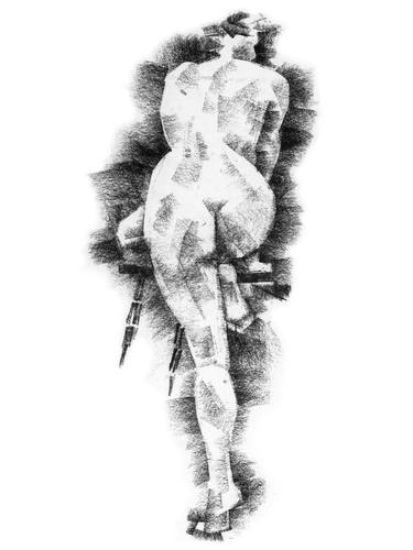 Print of Nude Drawings by Andy Healey