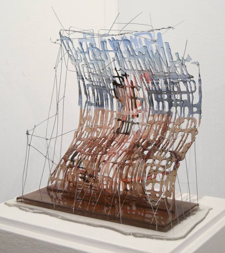 Original Conceptual Abstract Sculpture by Vivian Yan