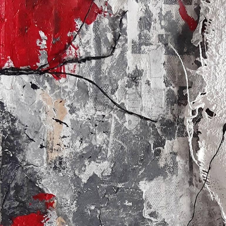 Original Abstract Expressionism Abstract Painting by Patrycja Litwinienko