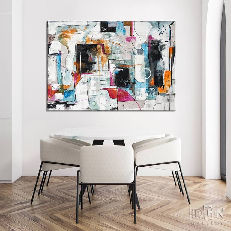 Original Abstract Painting by Patrycja Litwinienko