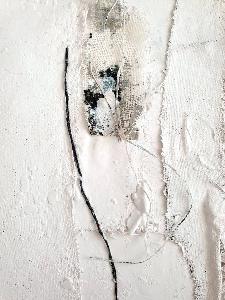 Original Minimalism Abstract Painting by Patrycja Litwinienko