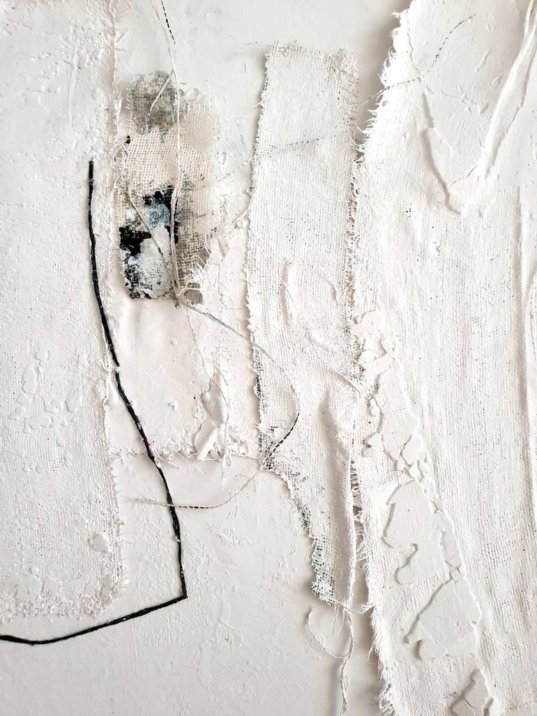 Original Minimalism Abstract Painting by Patrycja Litwinienko
