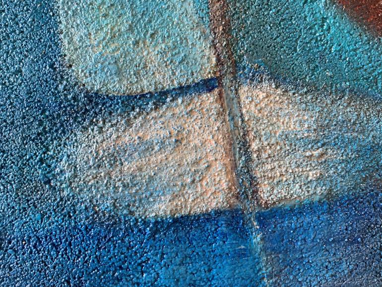 Original Abstract Expressionism Abstract Painting by Gisele Hallak