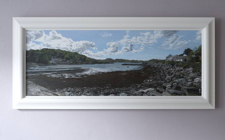 Original Impressionism Landscape Painting by Michael E Mullen
