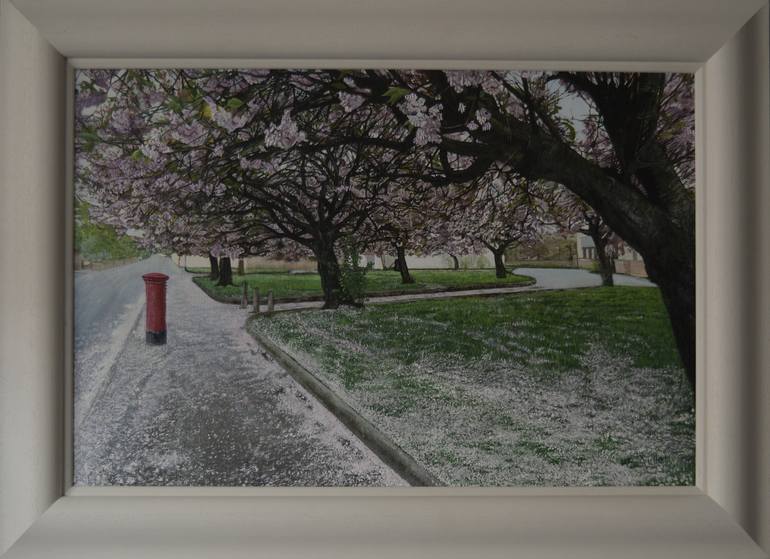 Original Impressionism Nature Painting by Michael E Mullen