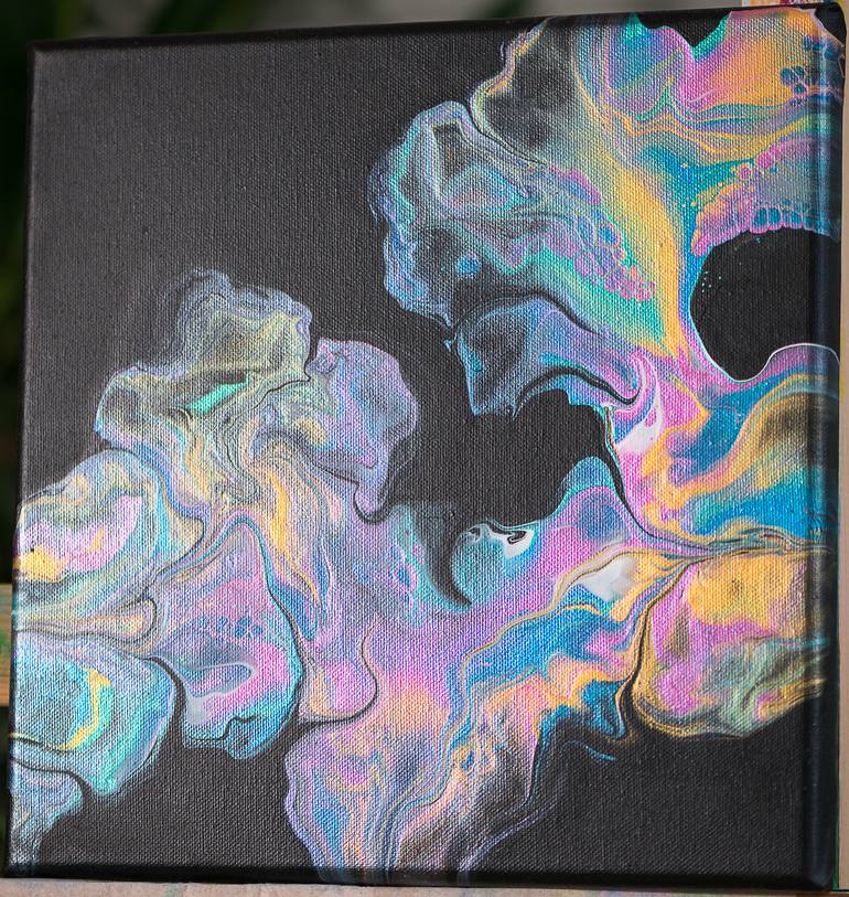 Original Abstract Expressionism Abstract Painting by Carola Vahldiek
