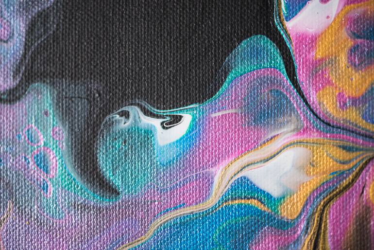 Original Abstract Expressionism Abstract Painting by Carola Vahldiek