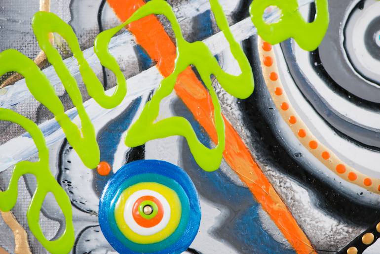 Original Abstract Expressionism Abstract Painting by Carola Vahldiek