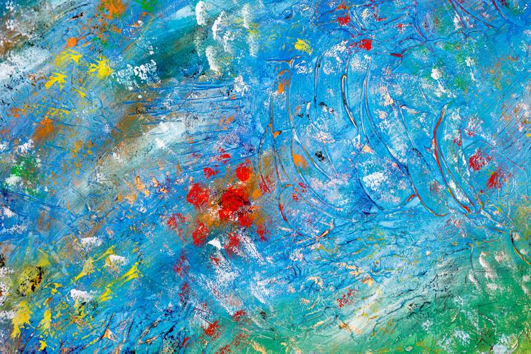 Original Abstract Expressionism Abstract Painting by Carola Vahldiek