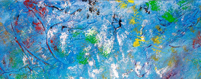 Original Abstract Expressionism Abstract Painting by Carola Vahldiek