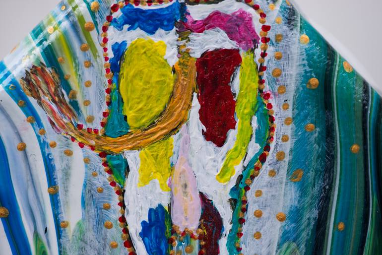 Original Abstract Expressionism Animal Painting by Carola Vahldiek