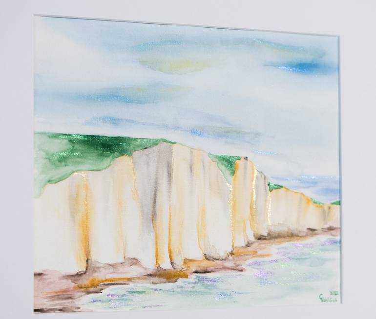 Original Contemporary Seascape Painting by Carola Vahldiek