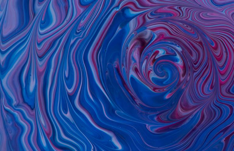 Original Abstract Expressionism Abstract Painting by Carola Vahldiek